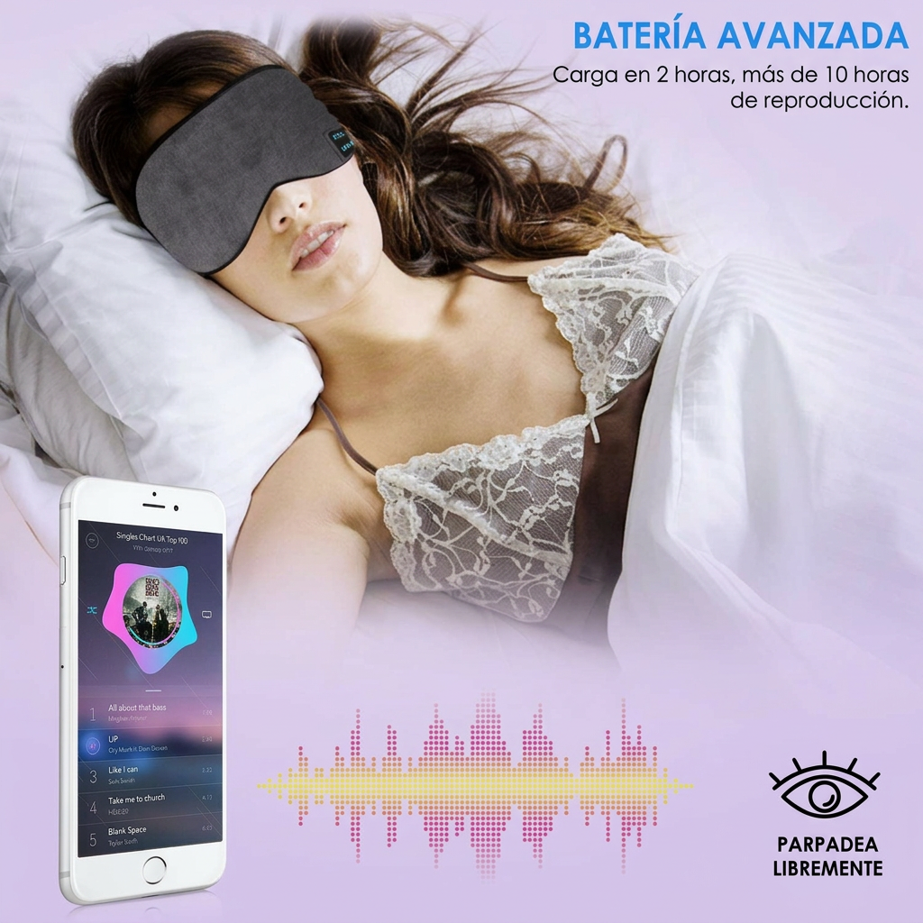 Antifaz Bluetooth para Dormir