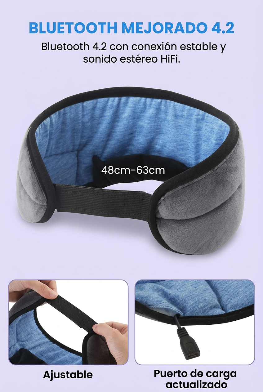 Antifaz Bluetooth para Dormir