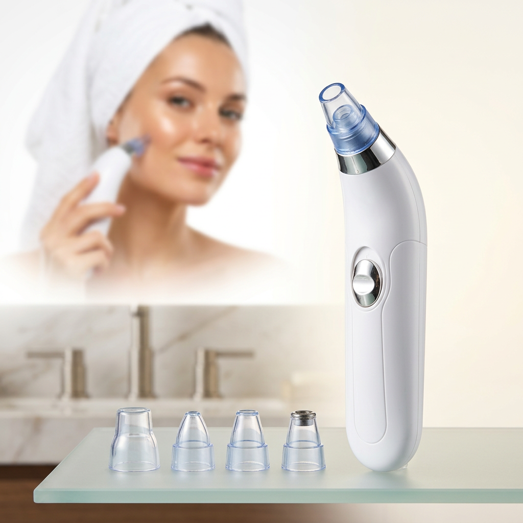 LIMPIADOR DE POROS FACIAL MEDIANTE SUCCIÓN